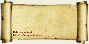 Katarina Bzenić vizit kartica